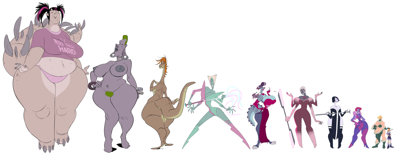 slewdbtumblng: Have a Big Girl chart. From right to left (Assuming Dan’s size