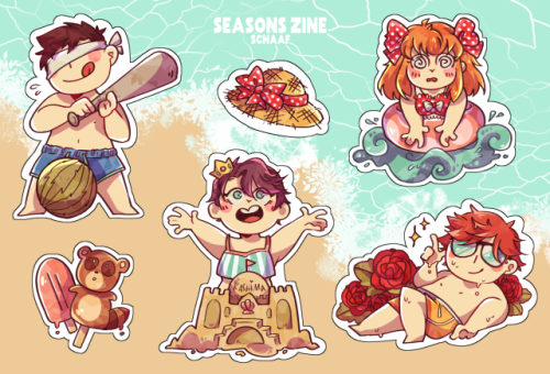 who’s ready for summer? made this stickersheet for the gsnk seasons zine! check out preorders, open 