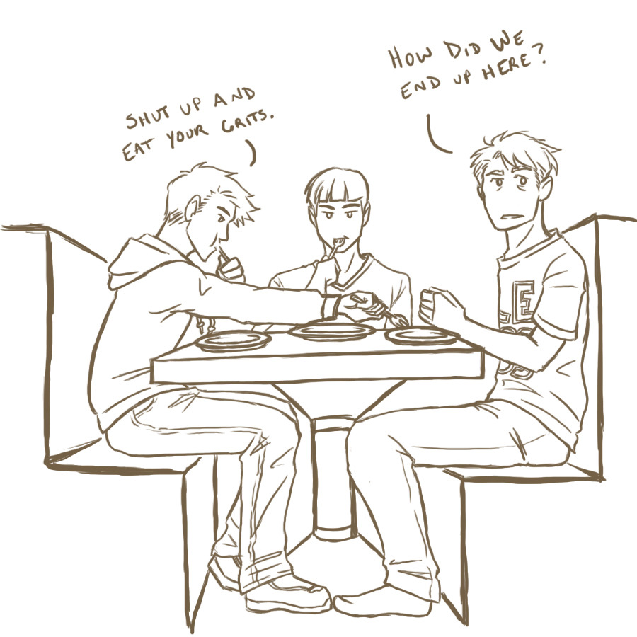 swordsofrope:   AUs inspired by [x]  You should click on the images 