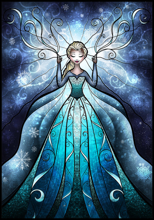 lafleurecarlate: The Snow Queen by mandiemanzano and The Little Sister by mandie