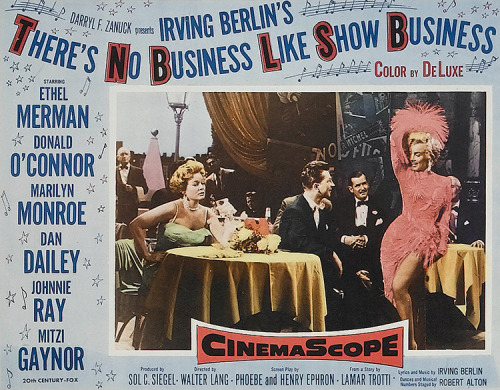 Marilyn Monroe in There’s No Business Like Show Business (Dir: Walter Lang, 1954)Monroe’s costumes b