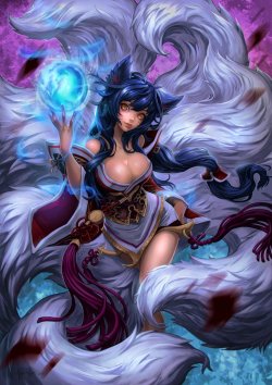 felsus:  Hello people, Im posting this Ahri fan-art I did for Patreon.  