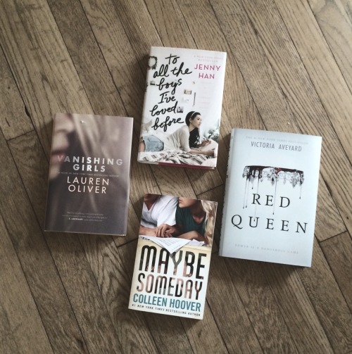 missbookblogger: These gorgeous books just came in the mail today! All the Bright Places should foll