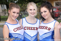 Mr. Crude Got A Surprise Visit From Three Cheerleaders. When He Asked, “To What