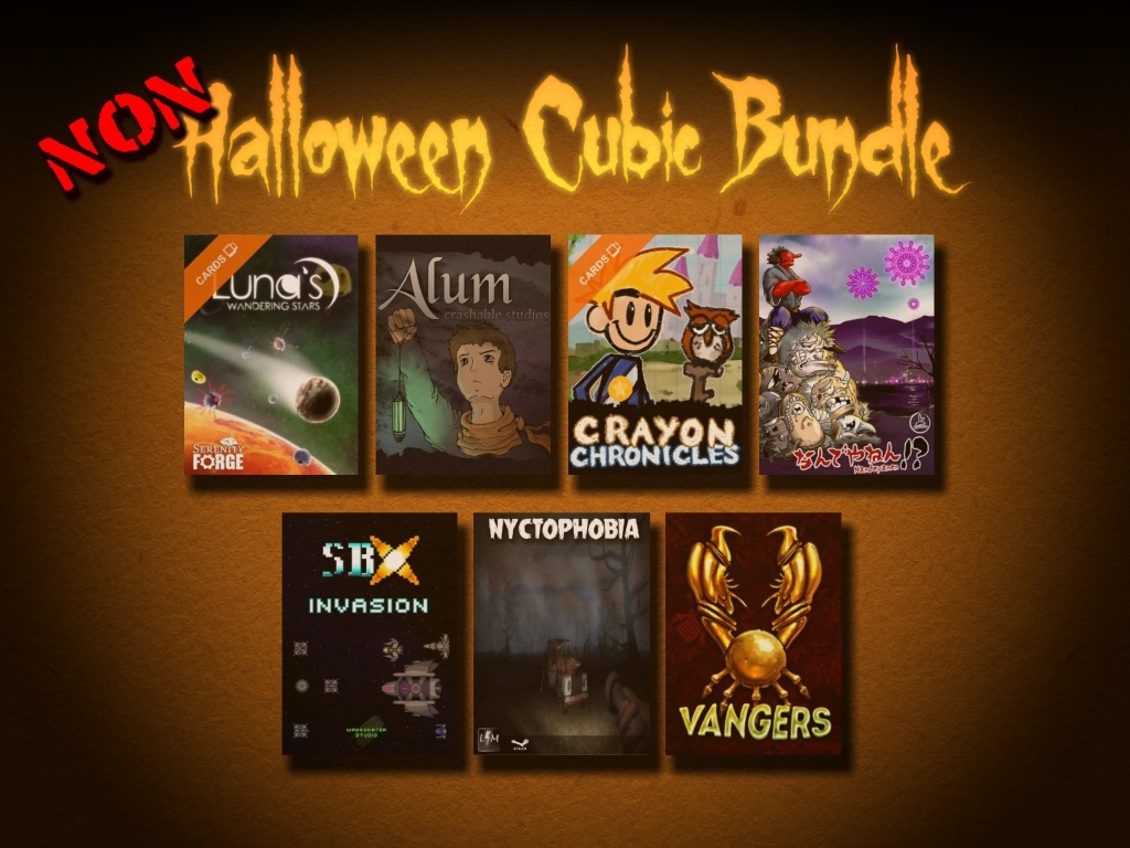 Non-Halloween Cubic Bundle is Live!
We have to admit this bundle has nothing to do with Halloween… So, have no fear and Pay What You Want for 7 amazing Steam games, including the 90’s classics: Vangers and fabulous Luna’s Wandering Stars.