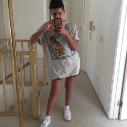 lohanthony:  on today’s edition of: Did I Even Leave The House Wearing Pants? Or Is My Oversized Shirt A Bit Too Oversized?