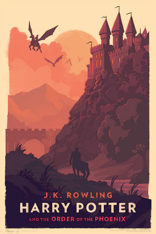 supersonicart:Olly Moss’s Harry Potter.Olly Moss surprised everyone and is currently doing a timed r