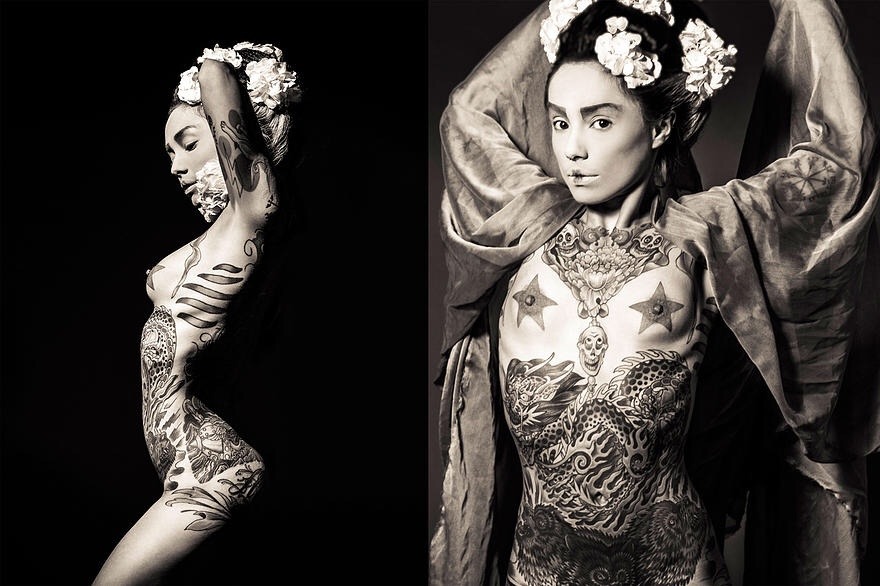 ginzilla:  Reka Nyari / ginzillahttp://www.issueno206.com/#!Reka-Nyari-Geisha-Ink/co3i/4FE368F0-CF0C-47B6-B9F8-3B4E054ACAEC