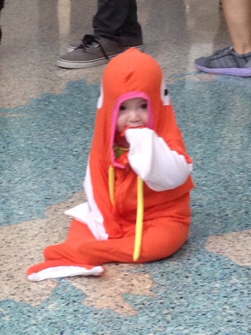 mothskin: davydfromlv: A wild magikarp appeared! this person needs to cosplay as gyarados on their 2