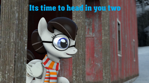 ^w^ask-wintersnow:  Candy: I think it was a good idea on bringing her hereWinter: It was, and it was nice of my dad letting us stay here while he is gone.Mod: Introducing Powdered Sugar! Winter and Candy’s Little filly! There currently having a vacation