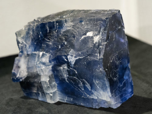 Blue HaliteImagine sprinkling a little bit of this on your evening meal. This is the mineral halite 