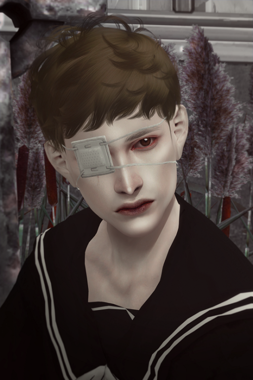 katrina-reblog:  c-cerberus-sims-s:  broken eyes set eyepatch: hq compatible / 14 swatches / unisex 