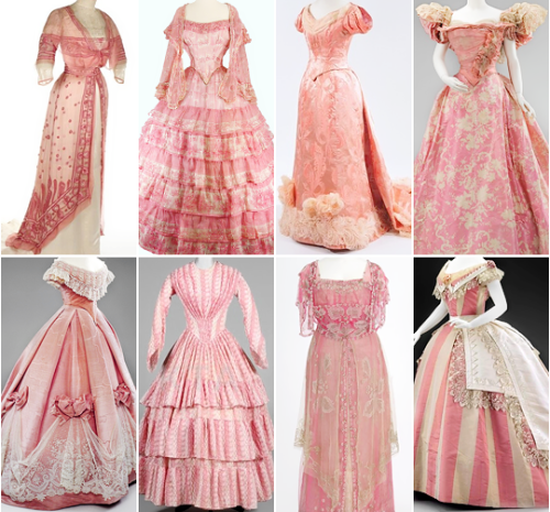 warpaintpeggy:some of my favorite vintage dresses        ↳  pink