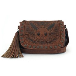 retrogamingblog:Leather Embossed Eevee Bag