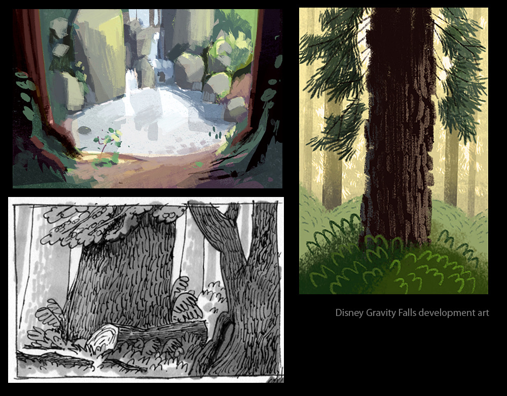 visualdevelopmentart:  Ian Worrel - Gravity Falls 