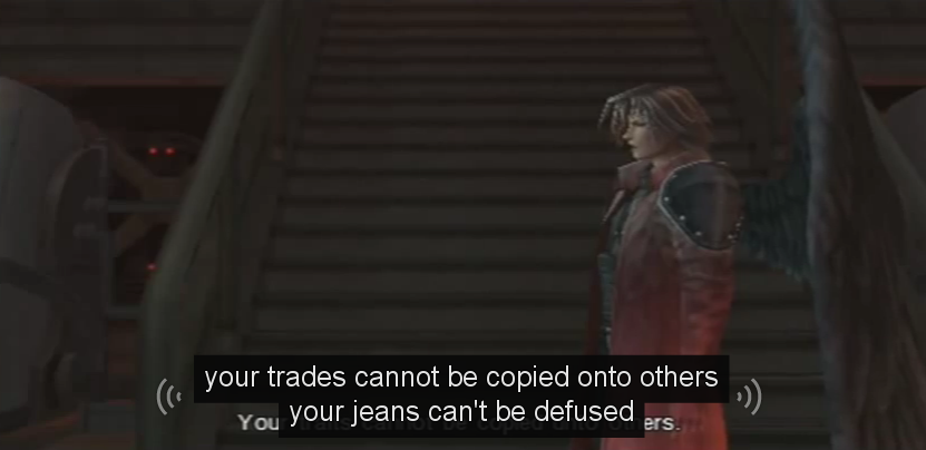 finalfantasytranscribed:   Genesis and his marketing issues in Crisis Core, again.