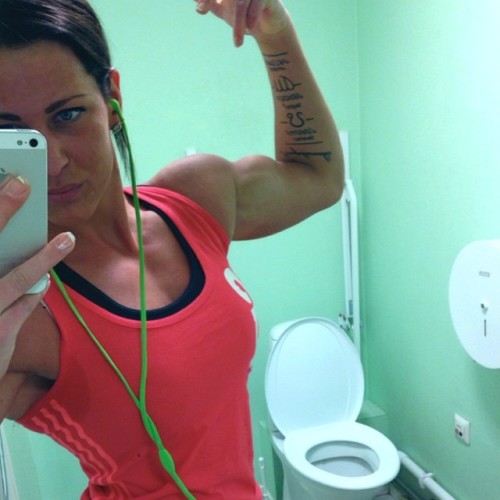 a12lmwbm:  Lina Larsson making bathroom selfies look much more better than they have a right to be. 