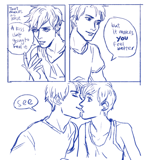 ipoophere:crying as i draw dumb comics