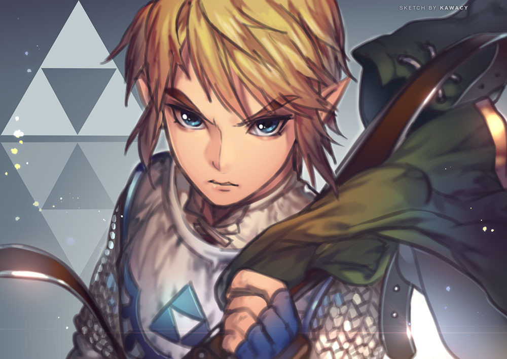 kawacy:  Take your hat and shirts off, Link. -just very excited about the news that