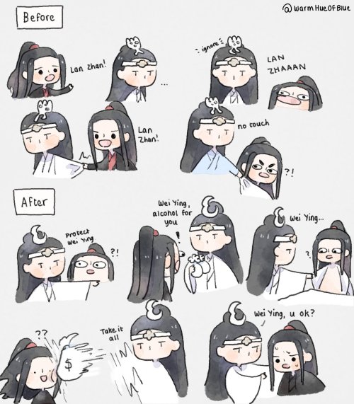 danhoemei:Some refined #TheUntamed doodles I’ve done while watching back then. Ahh I miss it so much