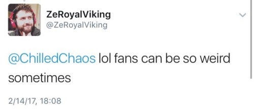 chasetheskeleton: “On February 14th of next year, I request all of you to ask Chilled for unre