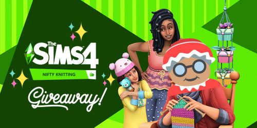 allisas:  Giveaway time for The Sims 4 Nifty Knitting! Thanks to the EA Game Changer program I have 