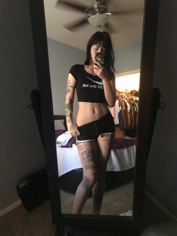 gothcharlotte:  Progress :) I woke up like this. At 2pm