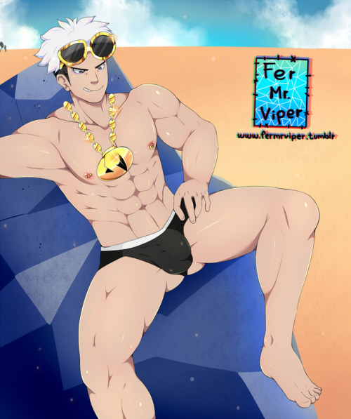 fermrviper: Spring Man from Arms and Guzma from Pokemon Spring man has in total 23 pics and Guzma 13 Hi there :D this are the last rewards for Juno i will send some past rewards for July so don´t doubt to be my Patreon :D  Also i upgrade my Gumroad this