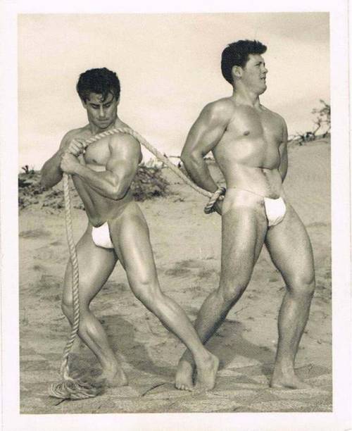 Pepper Gomez and Bill Brinkley photographed by Bruce of Los Angeles.