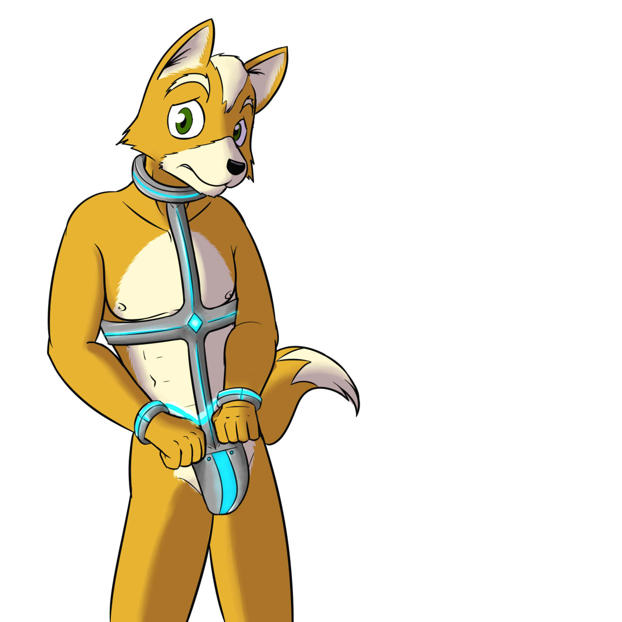 Fox in futuristic binds, cause I promised one after last night.