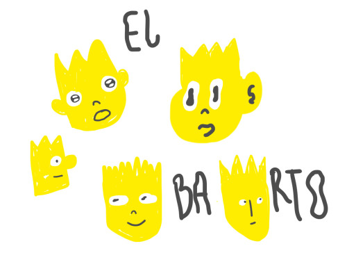 i can´t sleep so here you got some lame Bart Simpson doodles