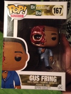 dailybreakingbad:  My boyfriend got me a mini Gus for my birthday :)http://dailybreakingbad.tumblr.com/