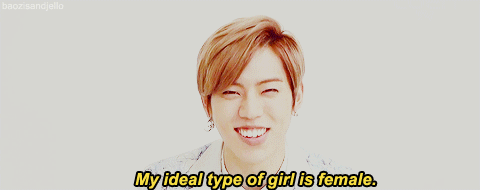 wooncake:  Dongwoo’s ideal type of girl. 