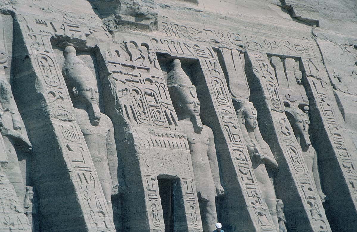 The land of giants (Temple of Abu Simbel, Egypt)