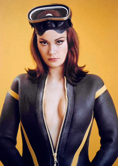 20th-century-man:  Claudine Auger / publicity photo for Terence Young’s Thunderball (1965)