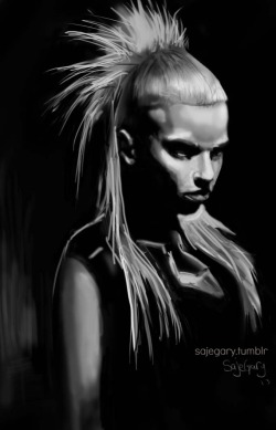 eatsleepdraw:  Digital painting of Yolandi