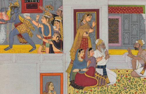 Krishna stealing butter