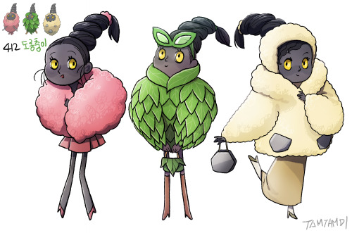 Pokemon Humanization412. Burmy 413. Wormadam 414. Mothim tamtamdi.com