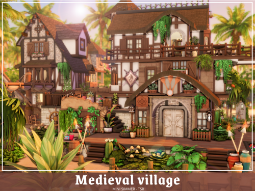 Medieval Village (NO CC) A Medieval inspired village that works off the grid. The main building is a