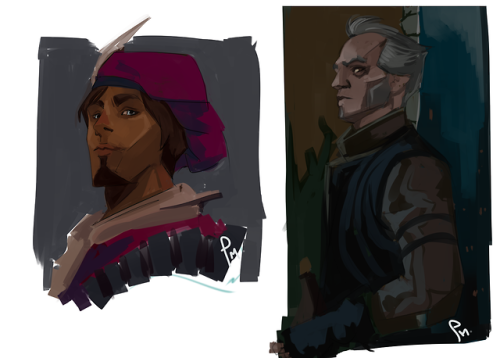 palavenmoons:And some witcher doodlering. Regis is still one of my favorites &lt;3