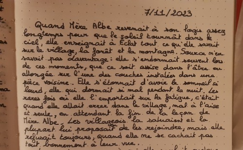 J'ai Bien Aim Ce Que J'ai Crit Cet Aprs-midi Contrairement Hier Donc Voil Le Premier Paragraphe