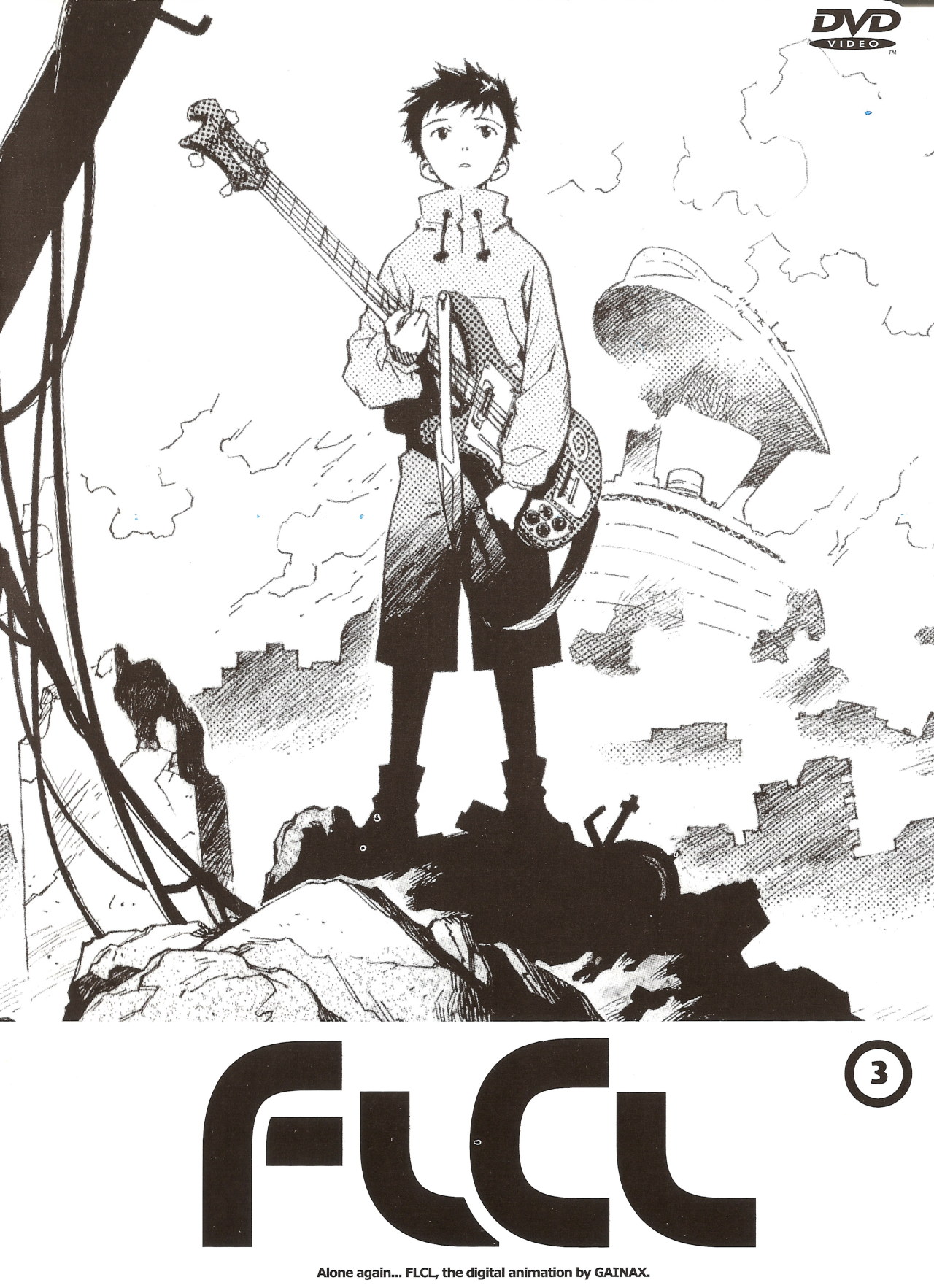 2700lagostas:FLCL DVD covers illustrated by Yoshiyuki Sadamoto