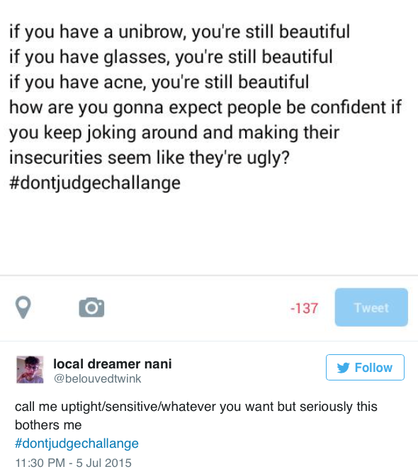 herdreadsrock:  micdotcom:  The #DontJudgeChallenge may have good intentions but