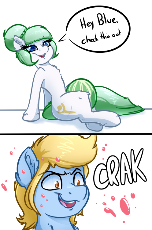 witchtaunter: Watermelon Horse Comic CommissionWatermelon