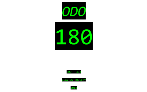 ODO 180 IS HERE. CLICK ANYWHERE TO VIEW AND COMMENT.