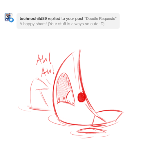 I Took Some Liberties On The Word ‘happy’ And Went For A Hungry Shark Instead. But She’ll Be Happy