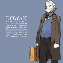 newbark-town:  40 Day Pokemon Challenge ↳ Day 033. Favorite Pokemon Professor ~ Rowan 
