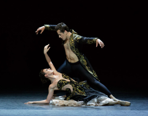 Tiler Peck and Robert Fairchild in Liam Scarlett’s Funérailles, New York City Ballet, Fall Gala, Sep