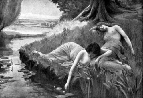 &ldquo;Huldra&rsquo;s Nymphs&rdquo; (1909) by Bernard Evans Ward