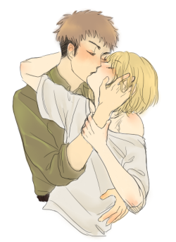 snk-couples:  Jean Armin by ~Krinkles-ohnoes